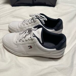 Tommy Hilfiger White and Black Athletic Shoes